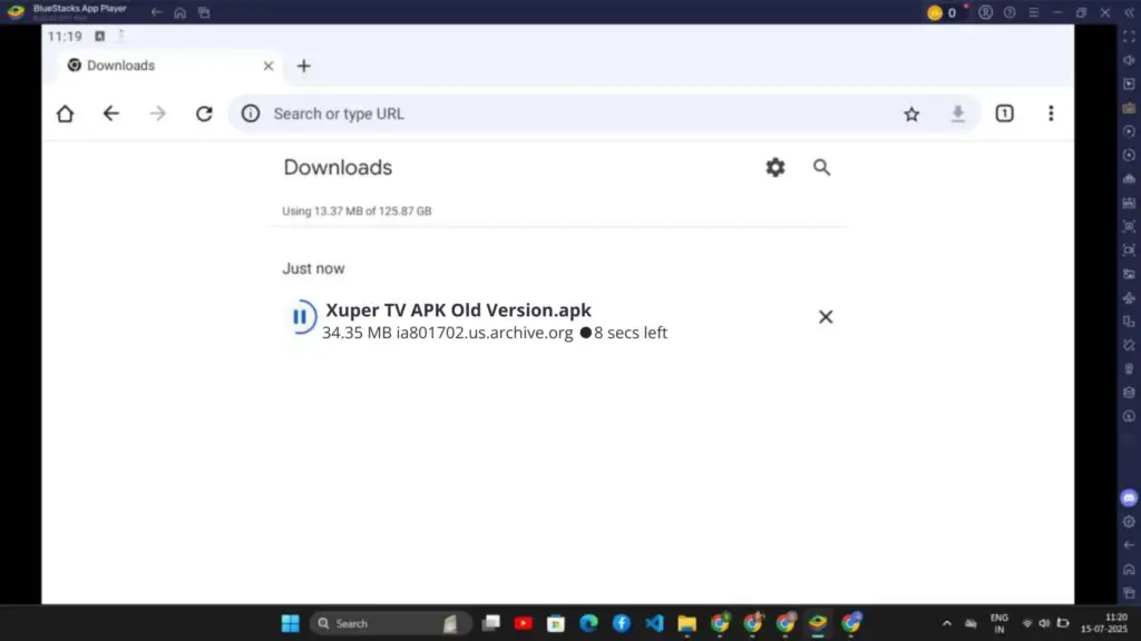 How to Install Xuper TV APK Old Version on PC 2